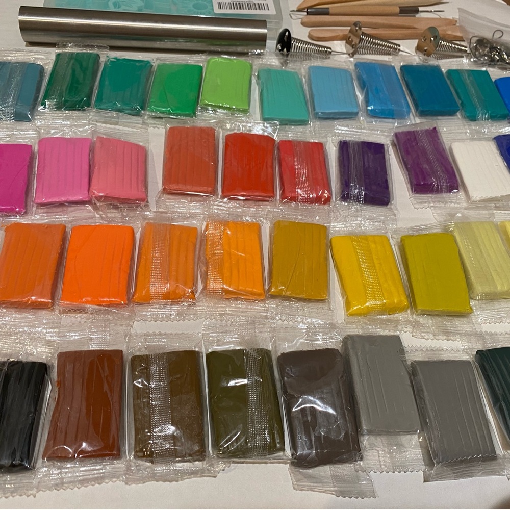 Colorful Clay and Molds